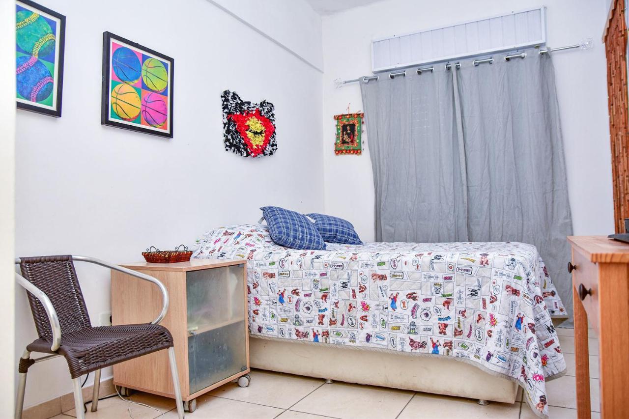 Charmoso Apto A Beira-Mar Com Wi-Fi Em Santos Sp Apartman Kültér fotó
