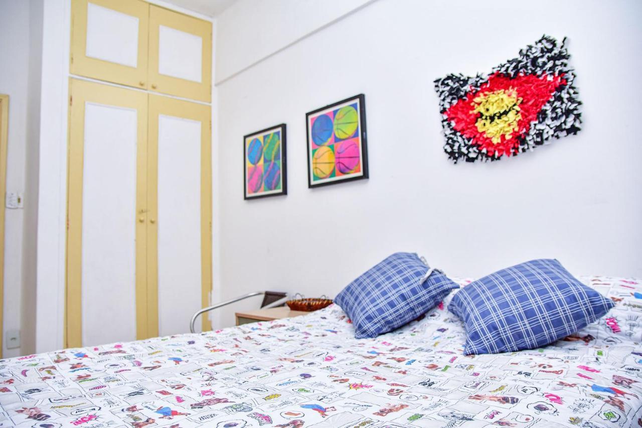 Charmoso Apto A Beira-Mar Com Wi-Fi Em Santos Sp Apartman Kültér fotó