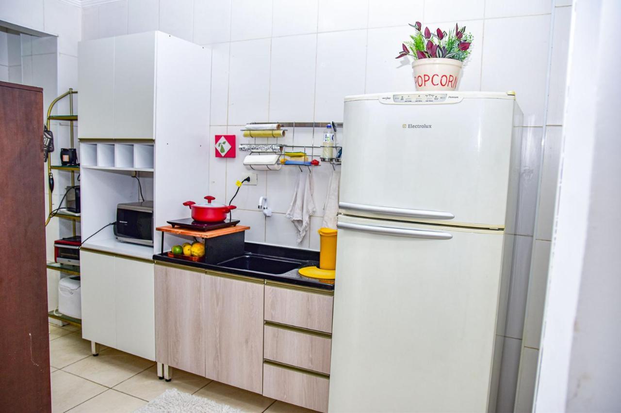 Charmoso Apto A Beira-Mar Com Wi-Fi Em Santos Sp Apartman Kültér fotó