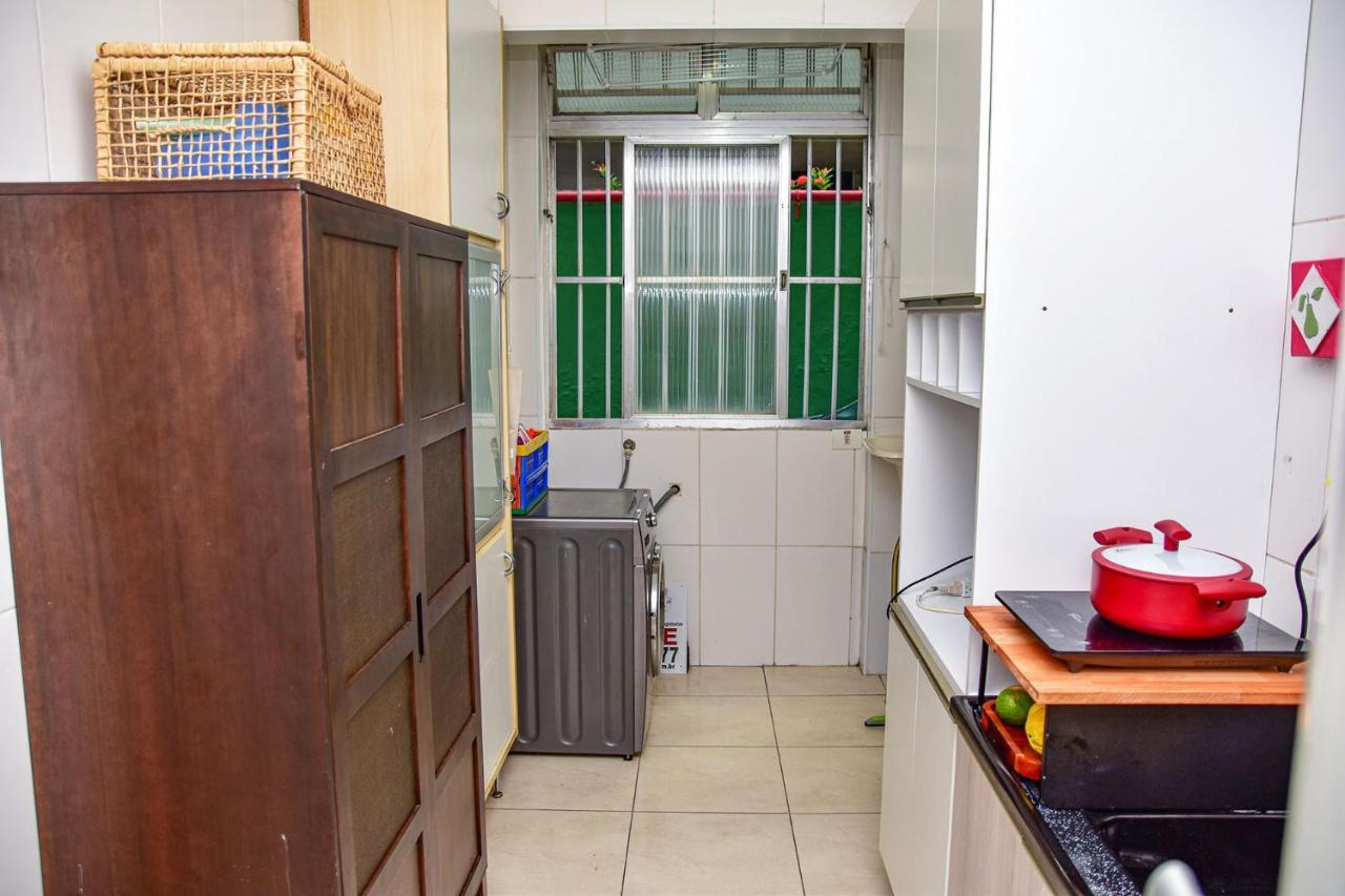 Charmoso Apto A Beira-Mar Com Wi-Fi Em Santos Sp Apartman Kültér fotó